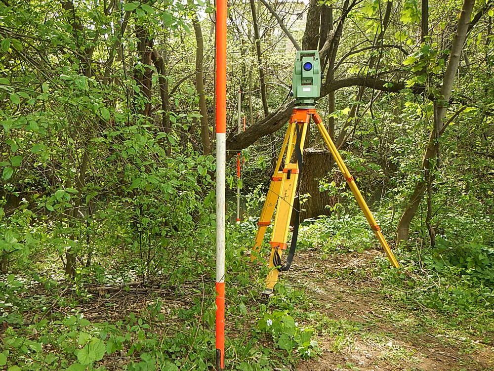 Vermessung im Gelände