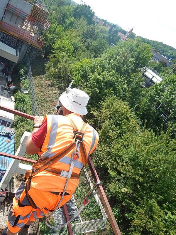 Vermessung einer Baustelle